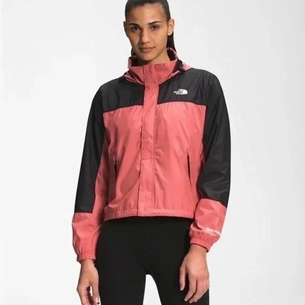 The North Face Hydrenaline™ Wind Jacket Windbreakers Rose/Black Womens B1590 - Picture 2 of 8